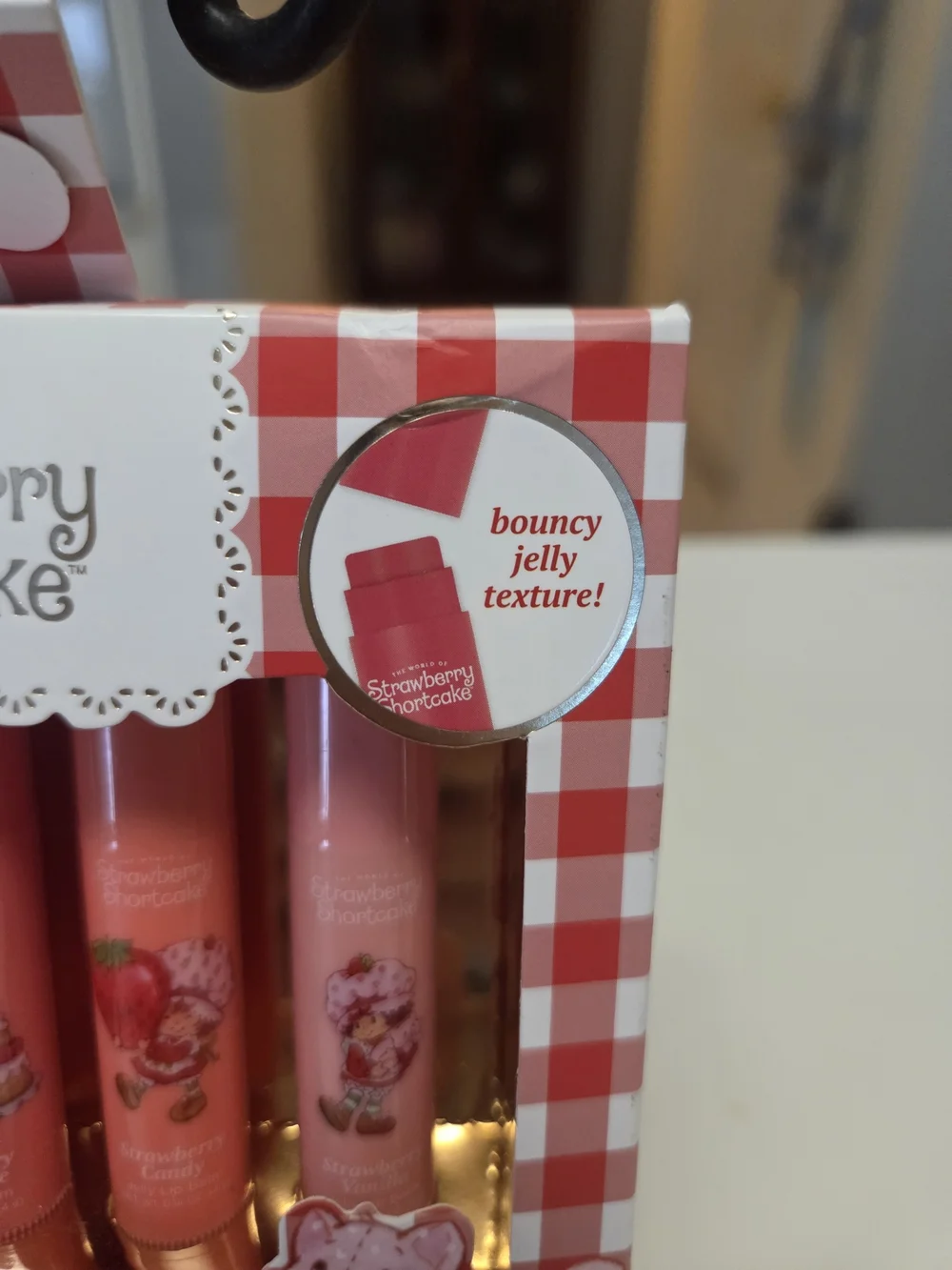Strawberry Shortcake 4 Piece Jelly Balm Set NEW 4 Different Scents NIB